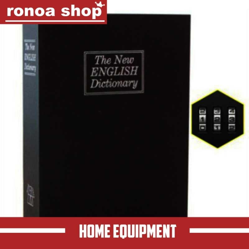 

TERBARU HOMESAFE Kotak Buku Kamus Hidden Safety Box Book Password Lock Size S - KBS-801M Ronoa