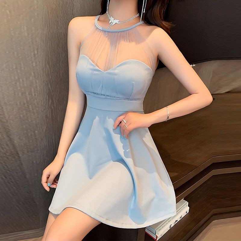 Women's New Sexy Waist Slimming Tube Top Dress