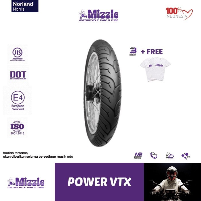 Ban Motor Mizzle VTX 100/80-17 TubeType