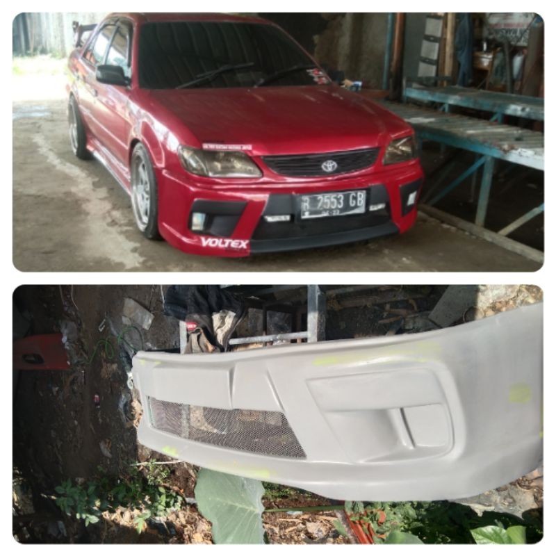 bemper soluna custom sportrex Toyota soluna
