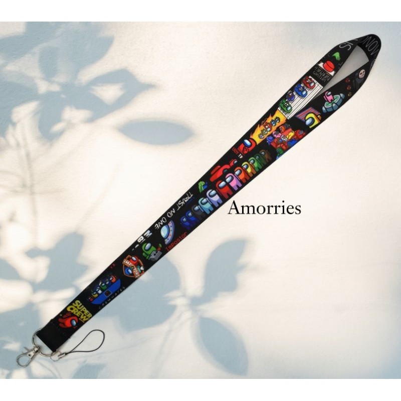 Lanyard Among Us/ Gantungan Lanyard Anime Game Among Us TALI HP LUCU TALI HP ID CARD
