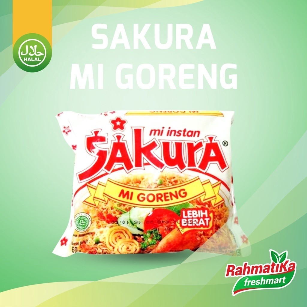 

Mi Instan Sakura Mi Goreng 1 Pcs 60 gram