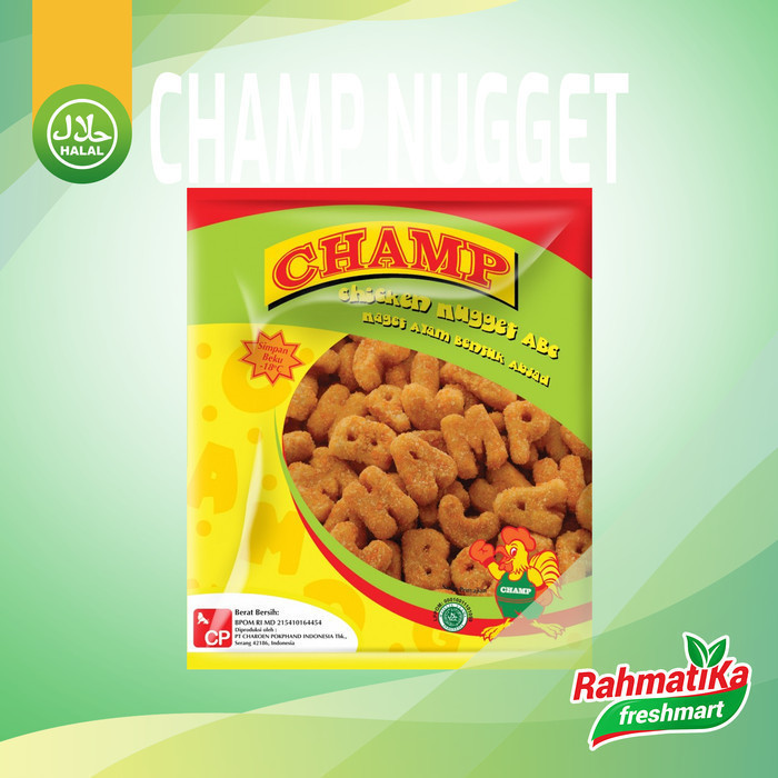 

Champ Chicken Nugget ABC / Naget Ayam Bentuk Abjad 250 gram