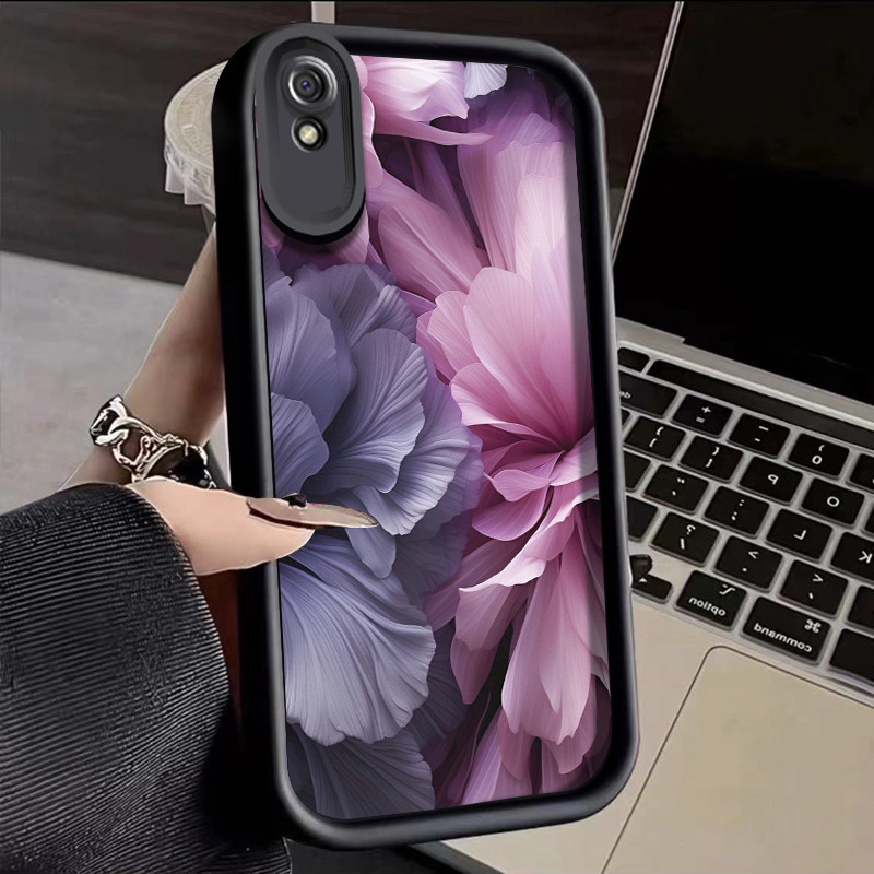 Casing Hp Xiaomi Redmi 9A Redmi 9i Redmi 9T Redmi 9 Power Case lembut baru Kesing telepon pola bunga