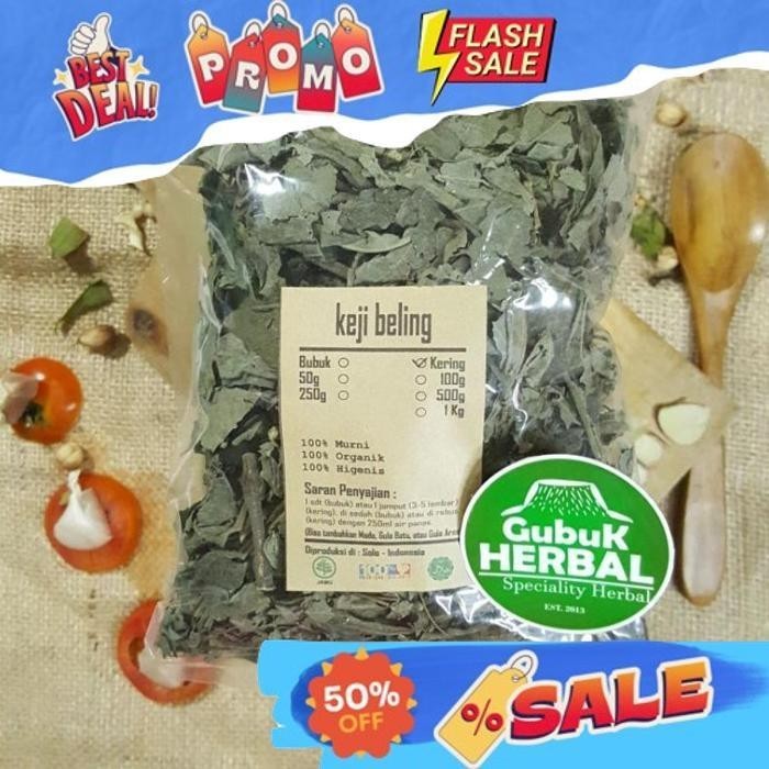 

Daun Keji Beling Kering 250 Gram - Strobilanthes Crispa - Murni - Jsr - Rempah