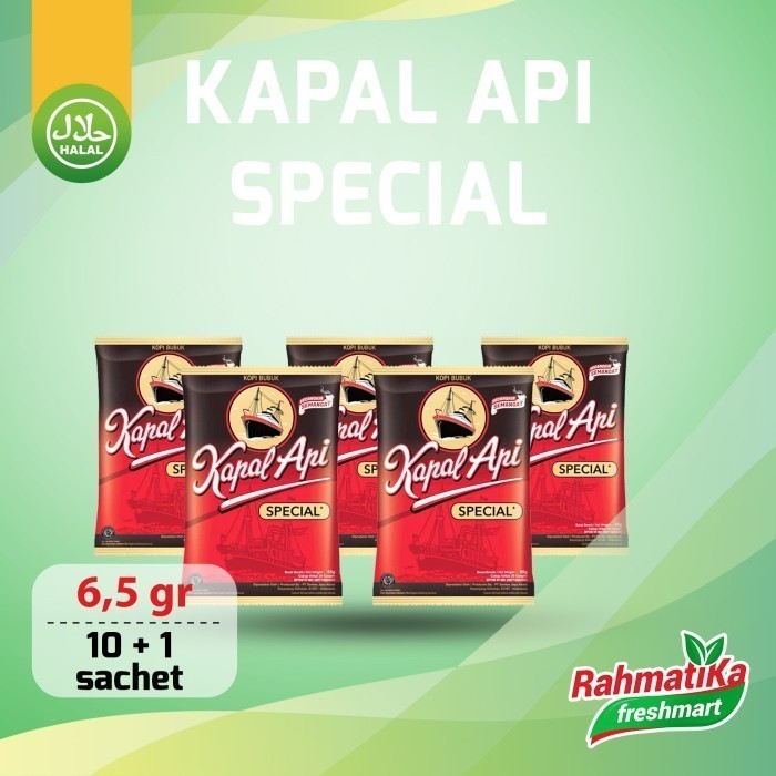 

Kapal Api Special Merah (6,5 gr x 10 sachet)