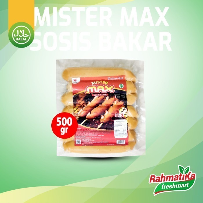 

Mister Max Sosis Bakar 500 gram Isi 6