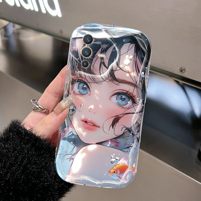 Casing Hp VIVO V23 5G VIVO V23I 5G VIVO V23E 4G V23E 5G VIVO V23 Pro 5G VIVO Y75 Case gadis cantik K