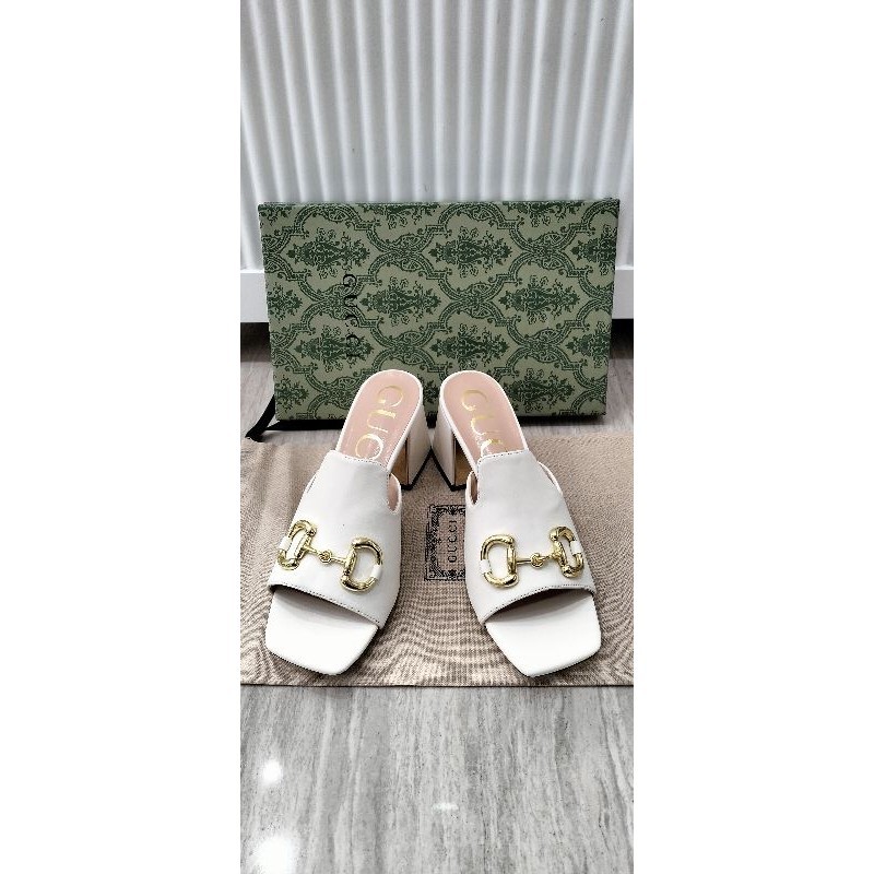 Sandal GC horsebit White