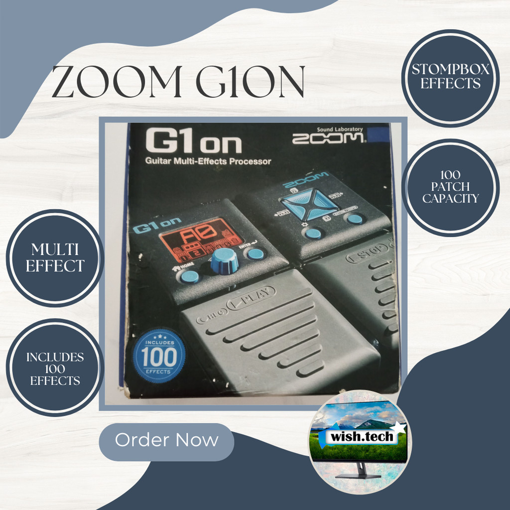 Efek Gitar Zoom G1on