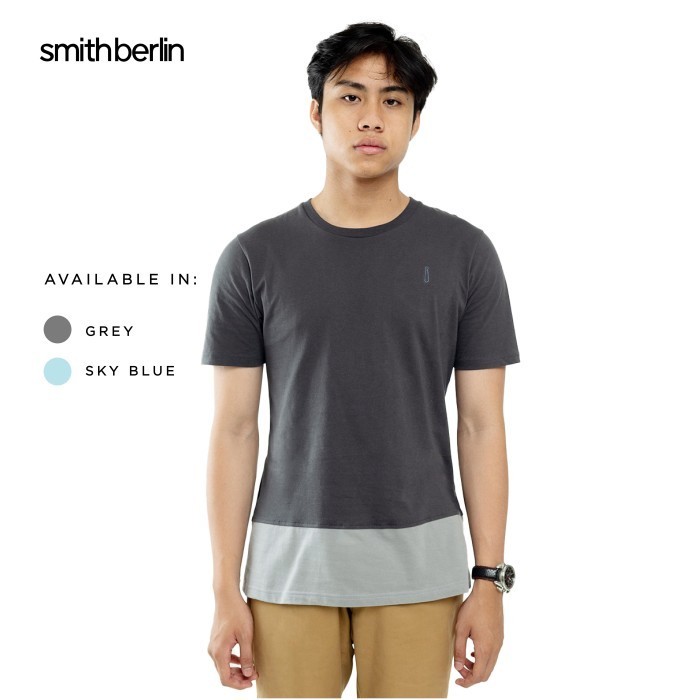 Kaos Pria Regular Fit Smith Berlin Dual Tee