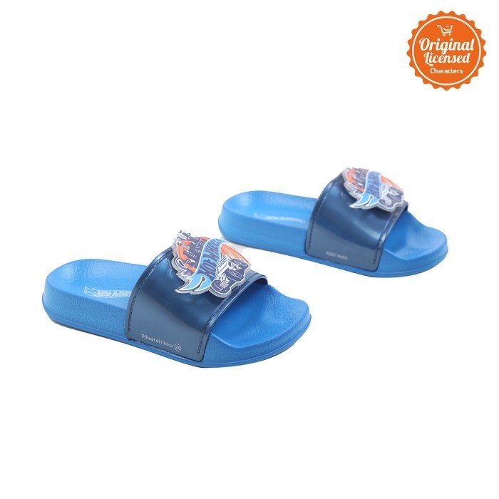 Hotwheels Sandal Lampu Anak Laki-laki Biru