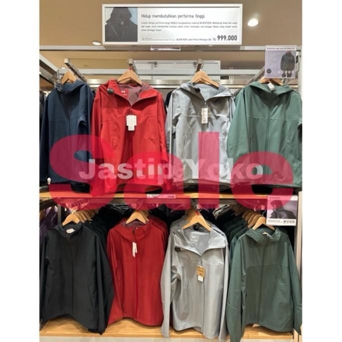 Sale Men Blocktech Jaket Parka (Potongan 3D) Uniqlo Tokogeri