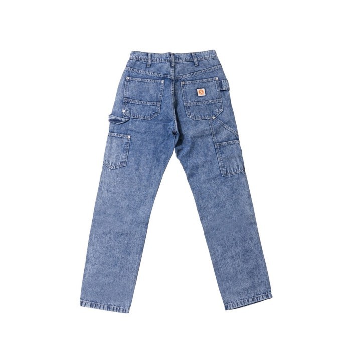 Carpenter Pants - Double Knee Denim Snow Blue