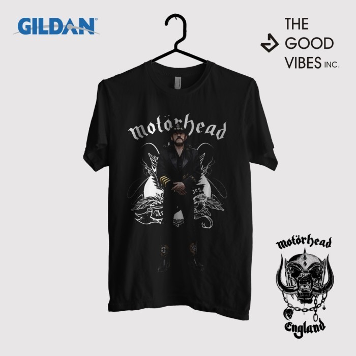 Kaos Band Motorhead Original Gildan - Lemmy Pose