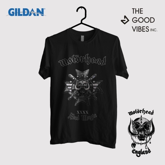 Kaos Band Motorhead Original Gildan - Bad Magic