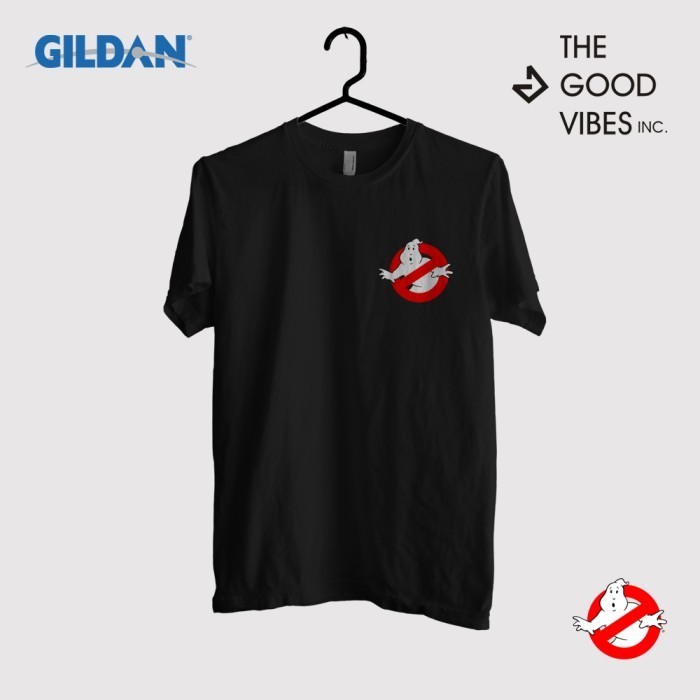 Kaos Film Ghostbusters Original Gildan - Logo Small