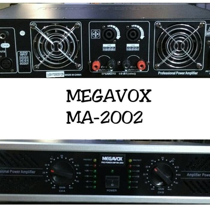 BET SELLER Megavox MA-2002 power Ampli MA2002/power Amplifier megavox ma 2002