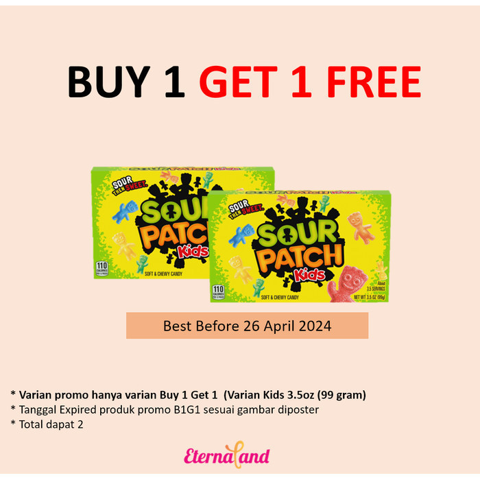 

Orea - Sour Patch Box Candy - Permen Sour Patch