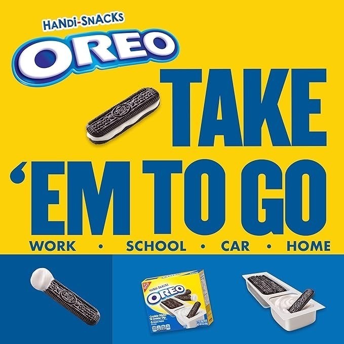 

Orea - Oreo Handi-Snacks Cookie Sticks 'N Creme Dip - Biskuit Oreo Impor Usa