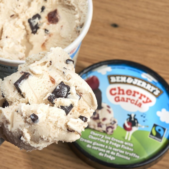 

Orea - Ben & Jerry Cherry Garcia Ice Cream Mini 4Fl Oz - Es Krim Ben N Jerry