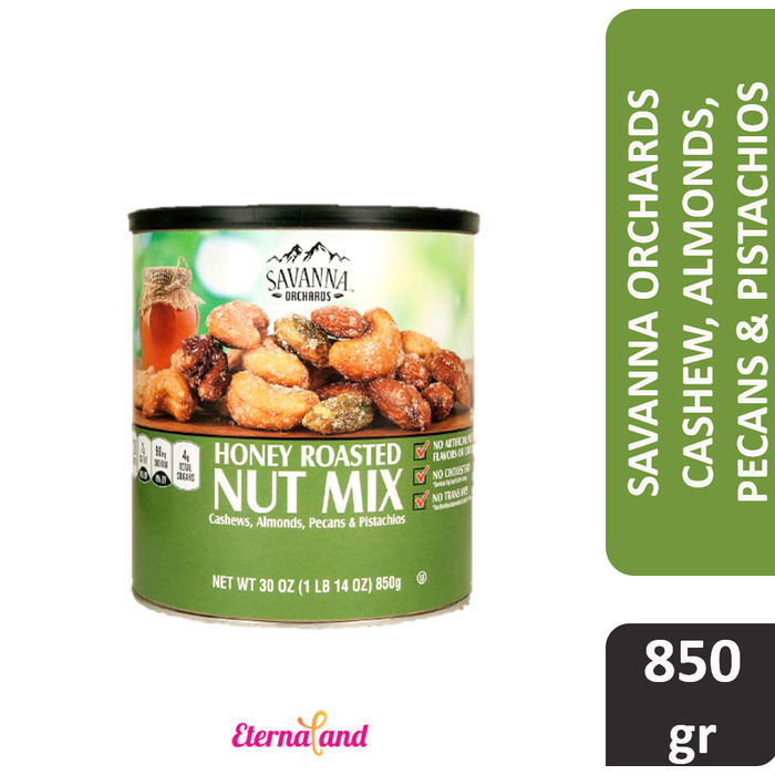 

Orea - Savanna Orchards Cashews, Almonds, Pecans & Pistachios 30 Oz