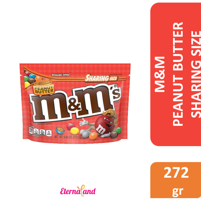 

Orea - M&M Peanut Butter Sharing Size - Permen Cokelat Rasa Kacang Selai
