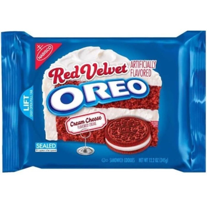 

Orea - Oreo Red Velvet Cream Cheese - Oreo Rasa Red Velvet Krim Keju