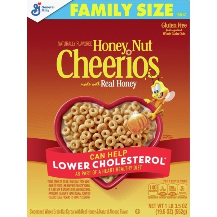 

Orea - Cheerios Honey Nut 552 Gr - Sereal Sarapan Cheerios Honey Nut