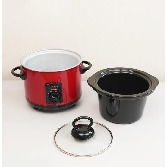 Barang Terlaris Slow Cooker Locknlock/Lock N Lock Ejp136Red Kapasitas Stringaso