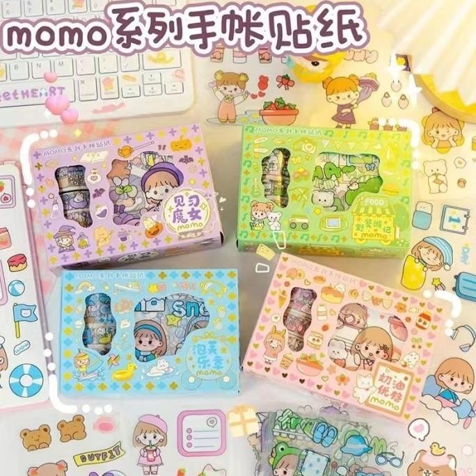 

( Stiker Momo Set Roll ) Stiker 2D Momo Versi Roll DUS KECIL