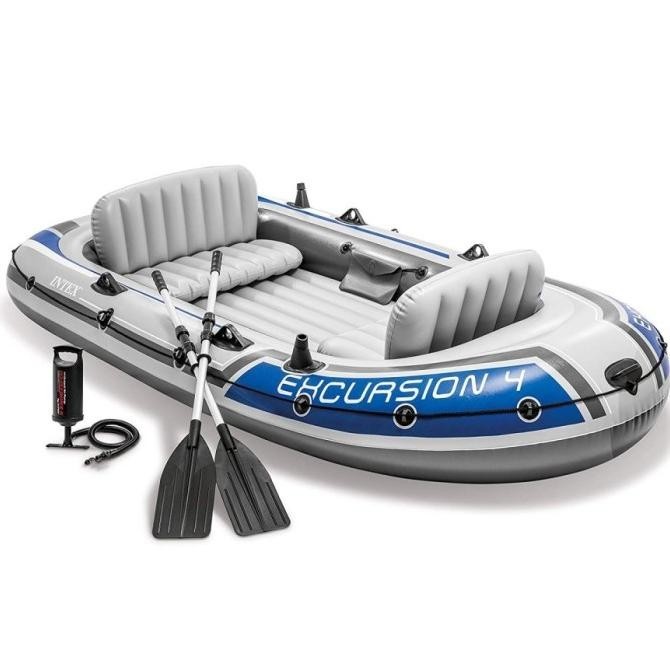 TERMURAH PERAHU KARET INTEX EXCURSION 4 (Kap 4orang) BOAT Intex 68324