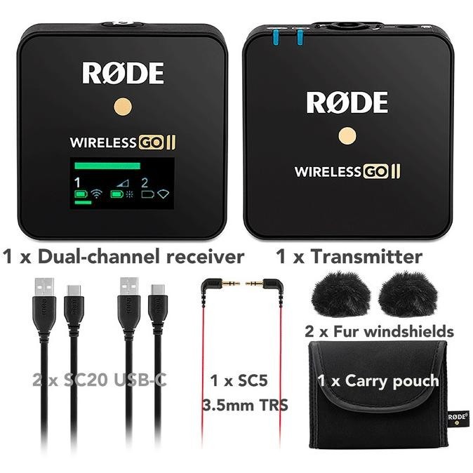 Rode Wireless Go Ii Single Set Microphone Wireless System