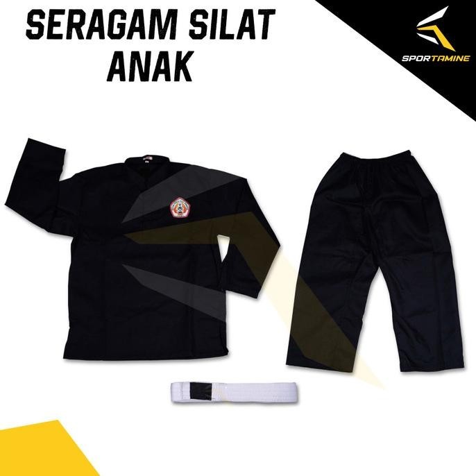 Seragam Pencak Silat Hitam - Baju Pencak Silat Anak IPSI