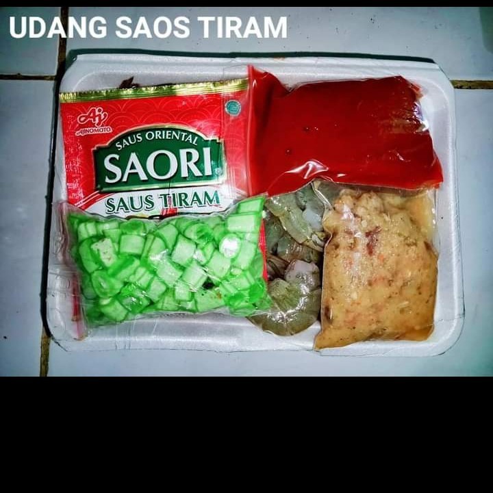 

paket udang saos tiram