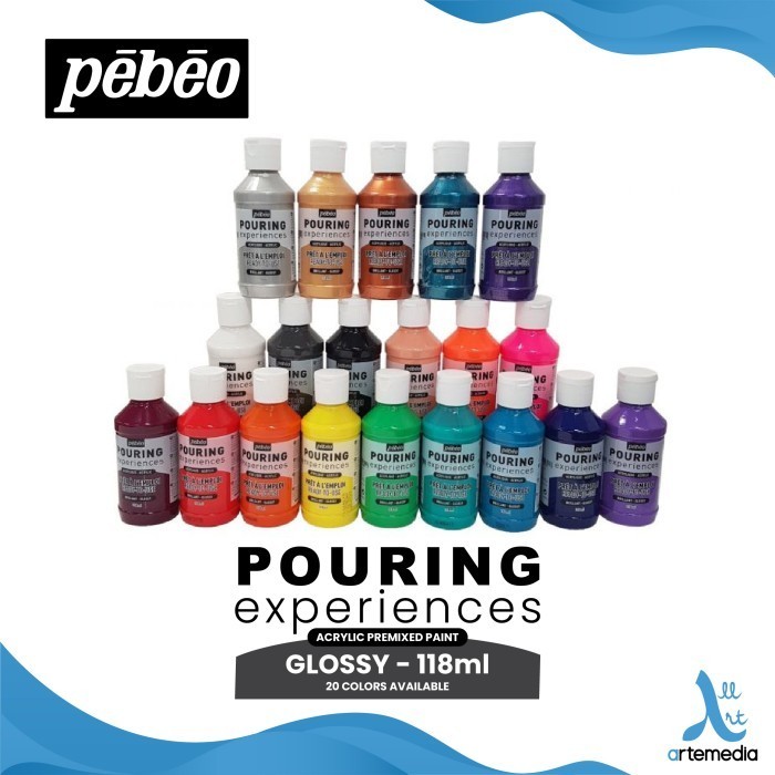 

Cat Akrilik Pebeo Pouring Experiences 118Ml Acrylic Pre Mixed Paint