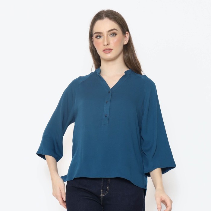 Rodeo - Blouse Wanita - Esther Blouse - Blue