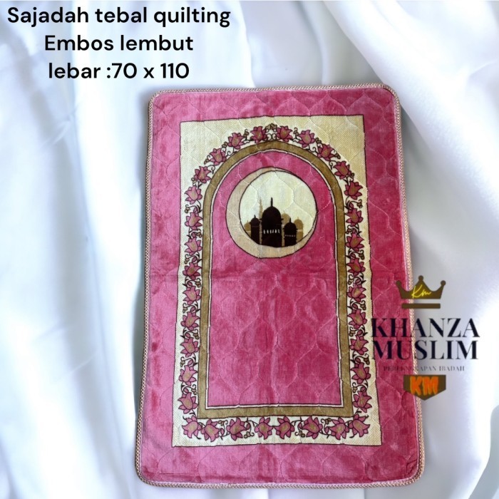 Sajadah Tebal Quilting Lembut Empuk