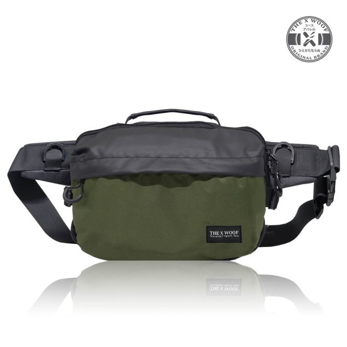 Tas Pinggang Selempang Waist Bag Pria Waterproof The X Woof Smhip1