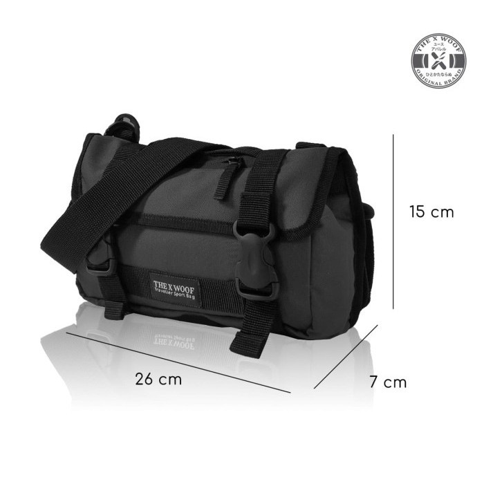 Tas Selempang Water Resistant The X Woof Stranssling1 Txwstrs11