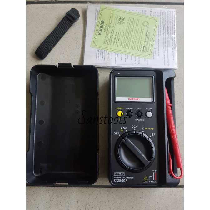Sanwa Cd800F Electric Multi Tester Digital Multimeter Avometer Cd 800F