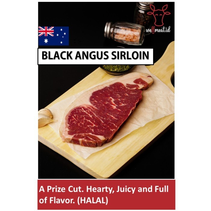 

Ayala - Daging Sapi Black Angus Sirloin Striploin Beef Steak Import Australia
