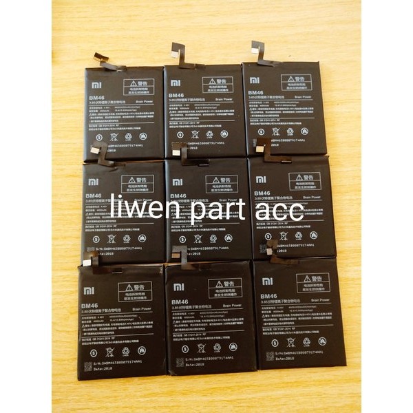 Batre Baterai Batrai Xiomi Redmi Note 3 Redmi Note 3 Pro Bm46