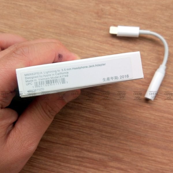 Kabel Audio Adapter Lightning To Headphone Jack Adaptor Converter Headset Apple Iphone 8 Dan 8 Plus