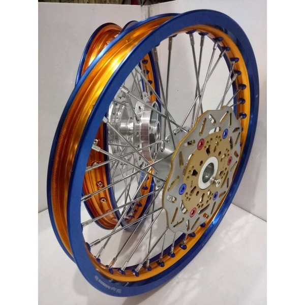 Paketan Velg Tdr - Satria Fu - Paket - Velg - Tromol - Jari - Breket Dpn - Bonus Rakit - Paketan