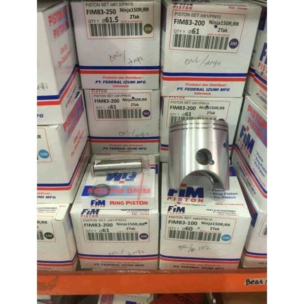 Piston Fim Seher Kit Ring Pen 15 Mm Kode B Kawasaki Ninja 2 T Tak R Rr 150 Standar Std Os 0 50 100
