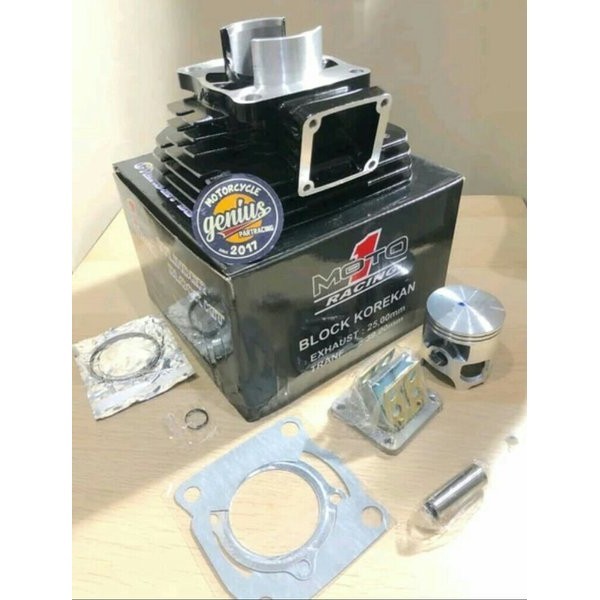 Blok Boring Buring Piston Seher Seker Cylinder Moto 1 Racing Rx King Rxs Rxk Block Bore Up 62 Mm