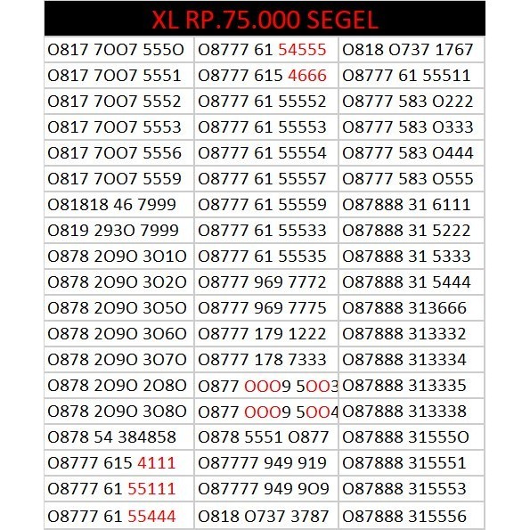 Kartu Perdana Xl Cantik Perdana Cantik Xl Axiata Perdana Xl