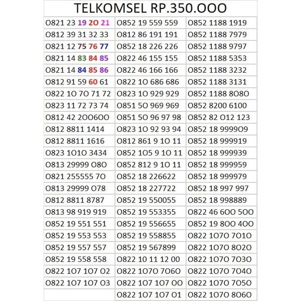 Kartu Perdana Cantik Perdana Simpati Cantik Perdana Telkomsel As Loop