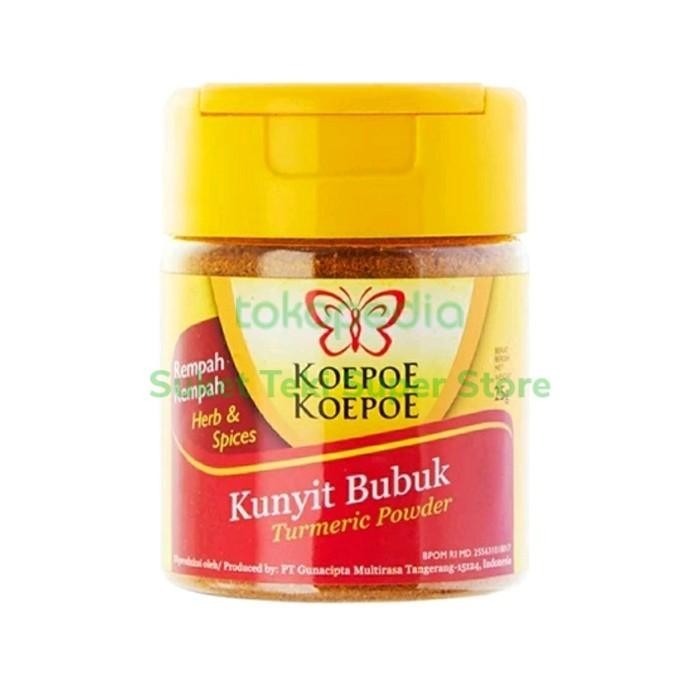 

Turmeric Powder / Kunyit Bubuk Koepoe Botol 25Gr 068